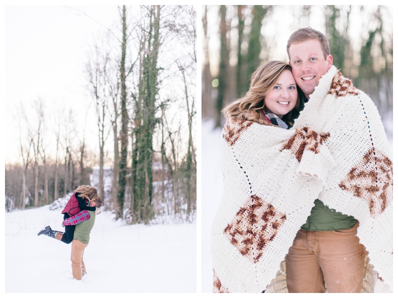 Nikki Santerre Photography_Virginia Fine Art Wedding Photography_Snowy Engagement Session_Meredith and Carter_0012