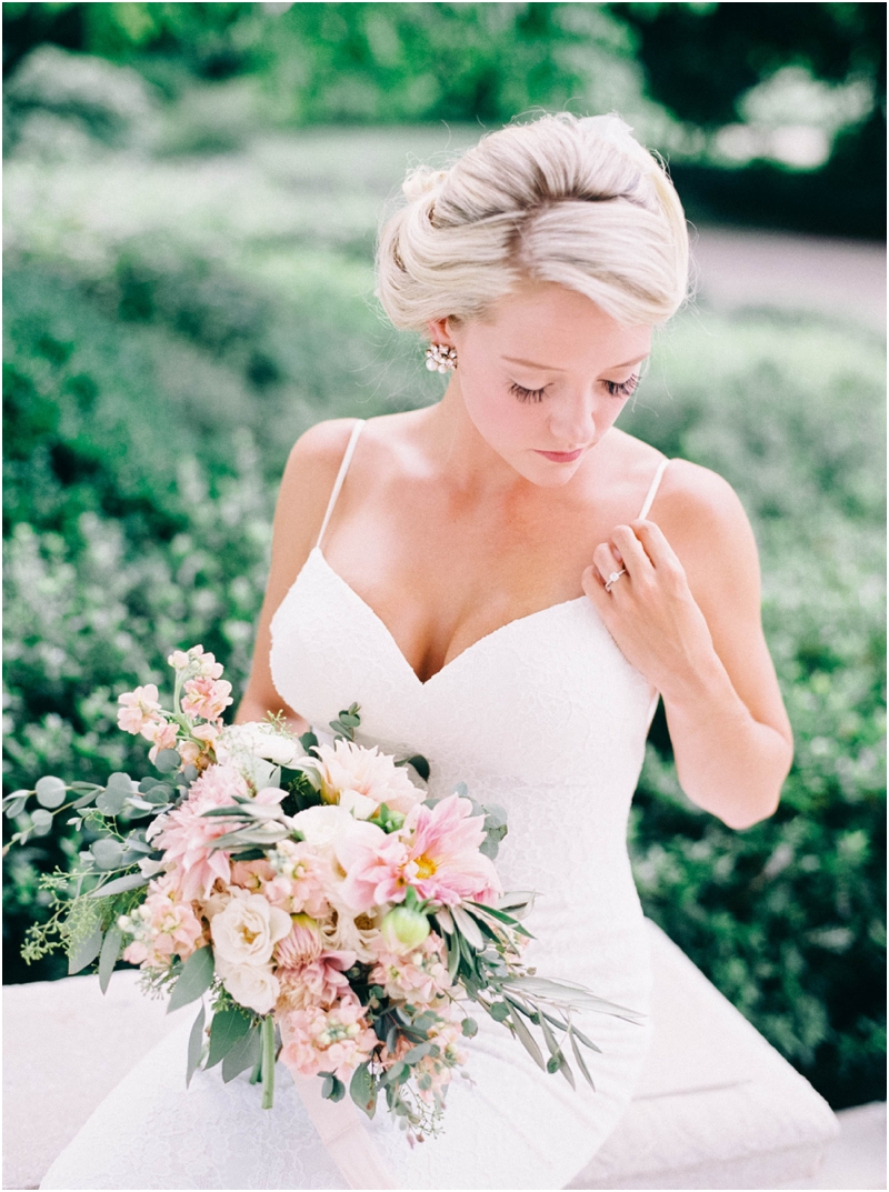 Nikki Santerre_Fine Art Film Wedding Photographer Charlottesville_Keswick Vineyard Bridal Portrait Session_0007
