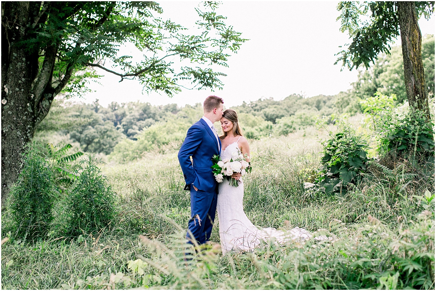 Romantic Outdoor Wedding Portraits | Chic Estate Wedding at Tranquility Farm | Nikki Santerre Destination Film Wedding Photography