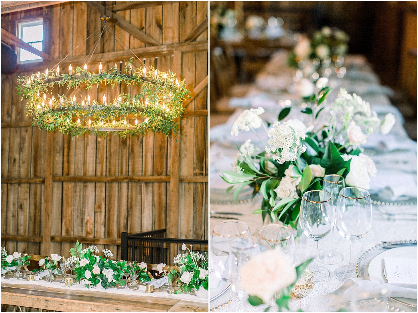 Reception Details | Chic Estate Wedding at Tranquility Farm | Nikki Santerre Destination Film Wedding Photography