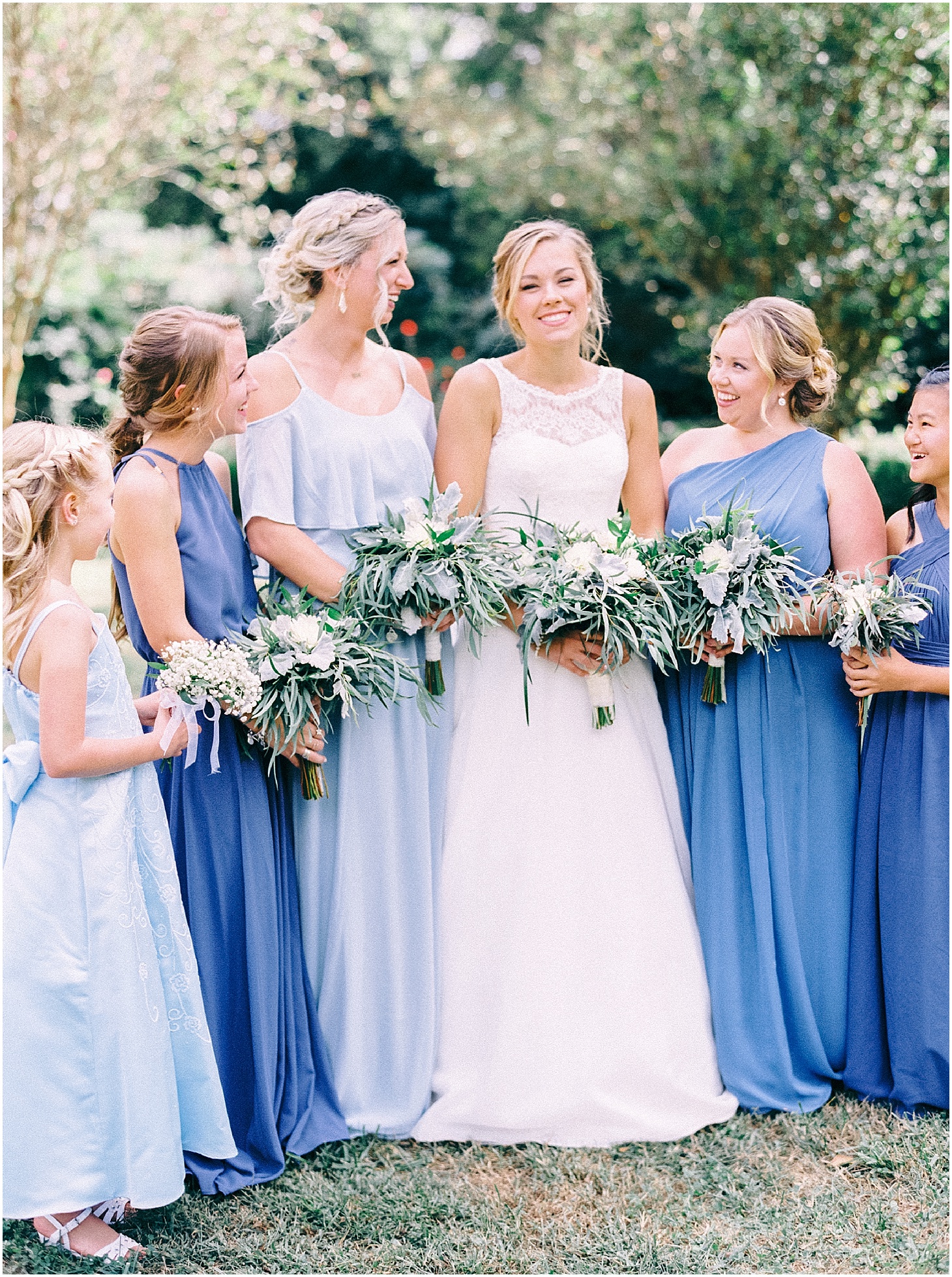 Dusty Blue Autumn Wedding at Berkley Plantation | Nikki Santerre Photography | Fine Art Film Wedding Photographer