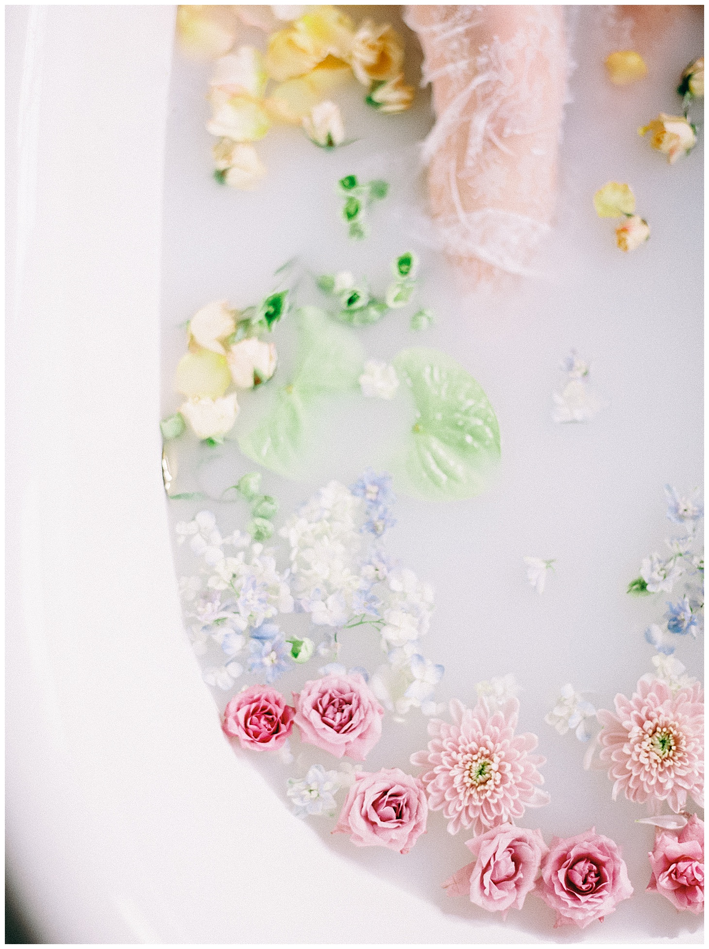 Ethereal Maternity Session, Floral Bath Maternity Session, Fine Art Maternity, Film Photography, Fine Art Film Photography, Nikki Santerre 