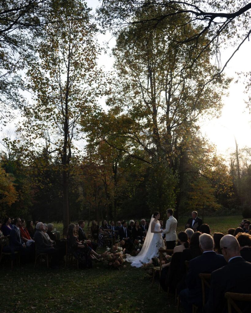 Step into a Charlottesville wedding weekend through the lens of Nikki Santerre, where this couple embraced the warmth of a luxury fall wedding at Keswick Hall and the Boxwood Villa.