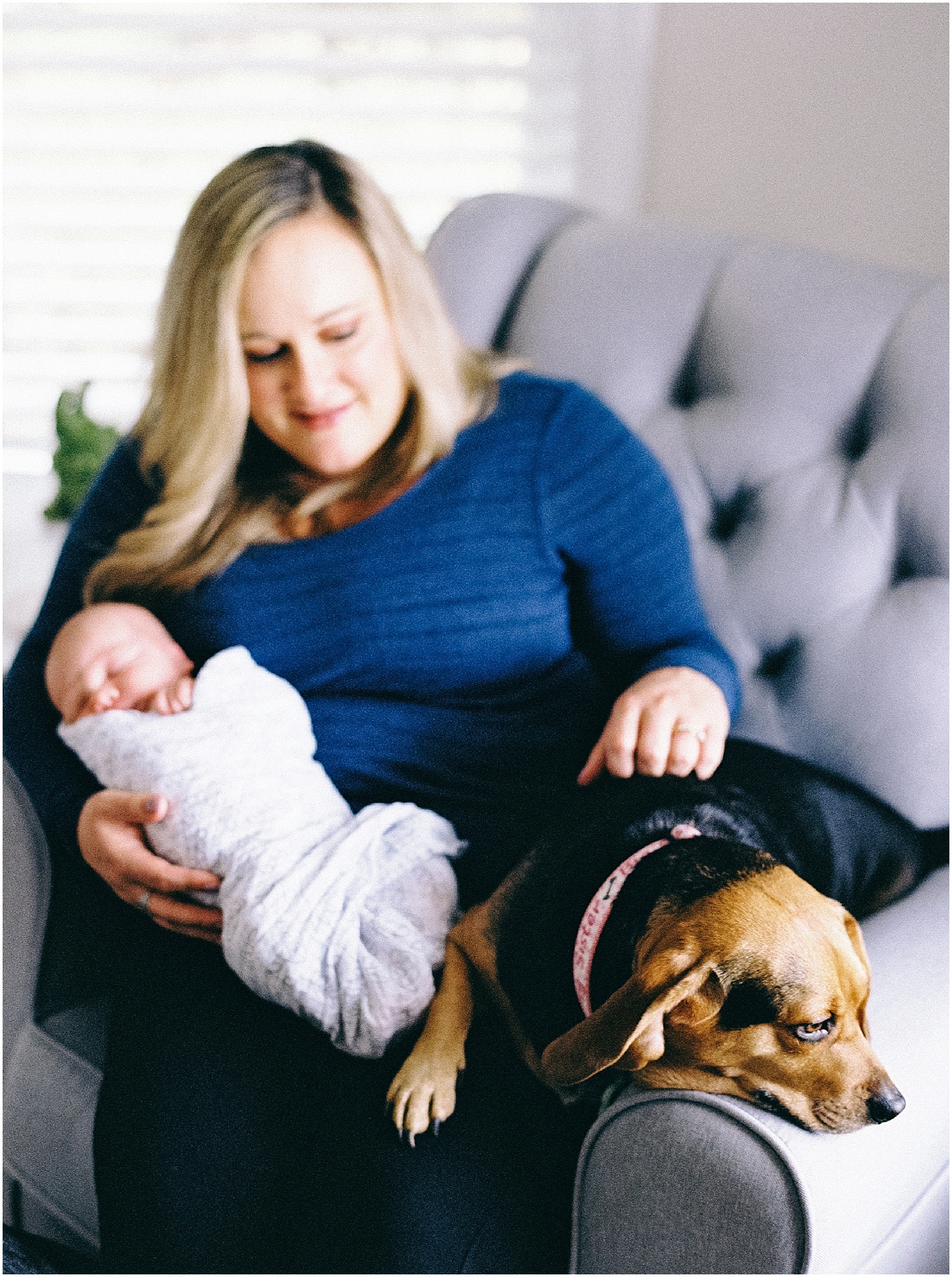 Lifestyle Newborn Session on Film | Nikki Santerre Photography | Virginia Fine Art Photographer