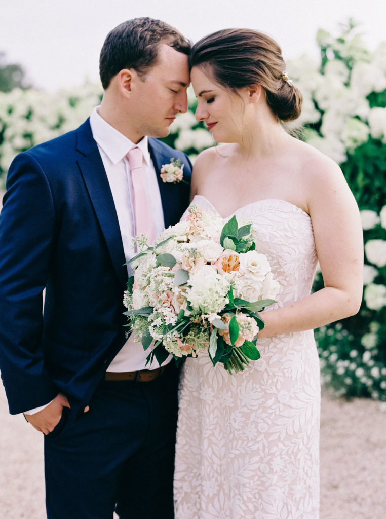 A dreamy and romantic Pippin Hill Wedding in Charlottesville, Virginia. The hydrangeas were in full bloom for the most romantic summer wedding.